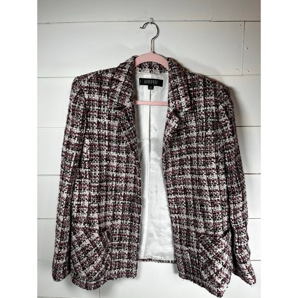 Kasper Jackets & Blazers - Kasper Women, Lined Tweed Blazer, Sise 14P